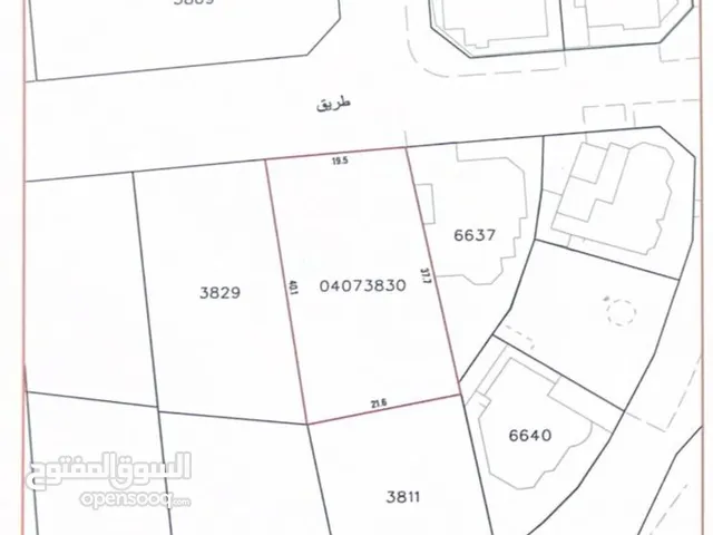 للبيع أرض في جبلة حبشي المساحة: 800.3 متر مربع التصنيف: RA المطلوب: 20.8952 دينار لل
