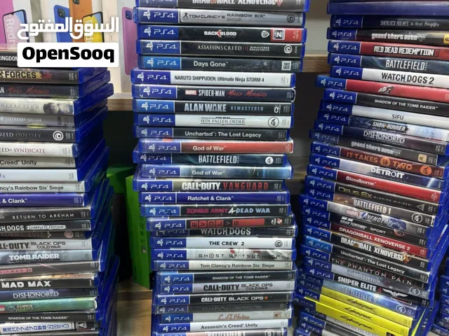 متوفر جميع العاب بلي 4 و بلي 5 جديد و مستخدم