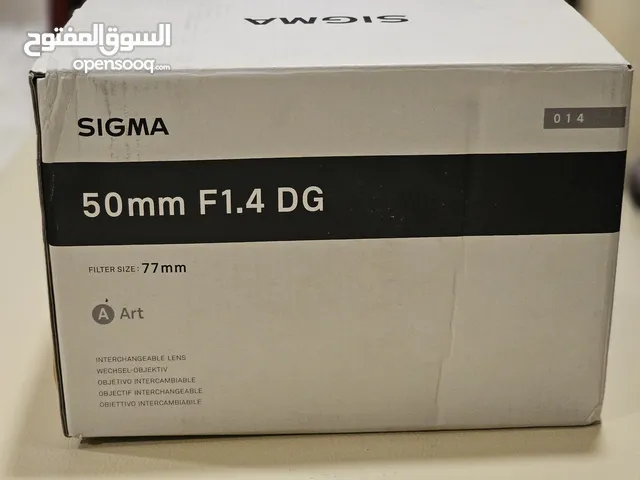 Sigma 50mm 1.4 DG  عدسة سيجما