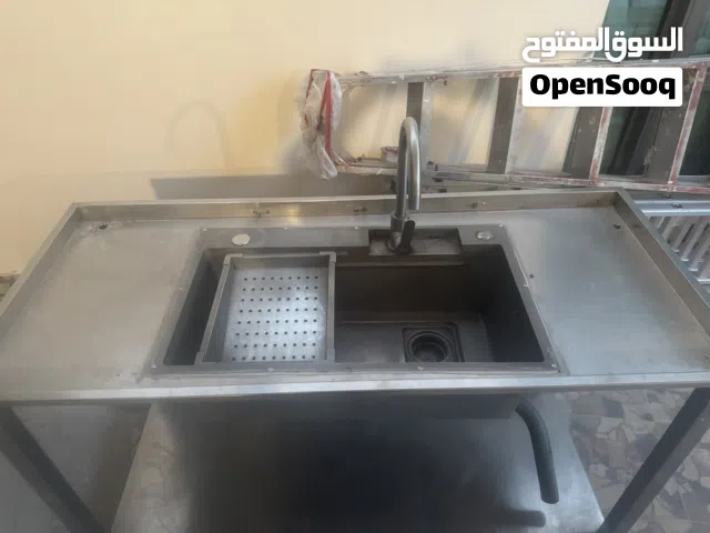 Stainless Steel Sink with Prep Table