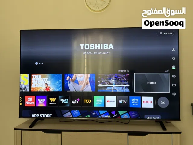 للبيع تلفزيون توشيبا 75 بوصة موديل 75C350NW شاشة كبيرة 4K Ultra HD مع صورة واضحة وألوان ممتازة