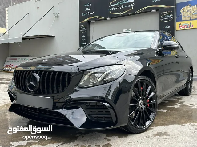 مرسيدس E350 سبيشل اوردر الوحيدة كت 63 عداد AMG اصلي بلاك ايدشن من الشركة المواصفات خاصة غرغورية