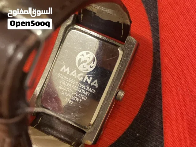 ساعه magna نوعها كوارتيز ,مقاومه للمياه