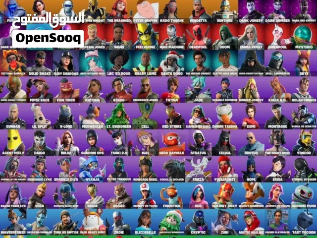 FORTNITE STACKED ACCOUNT & EXCLUSIVE WITH Ikonik, GLOW & RARE skins