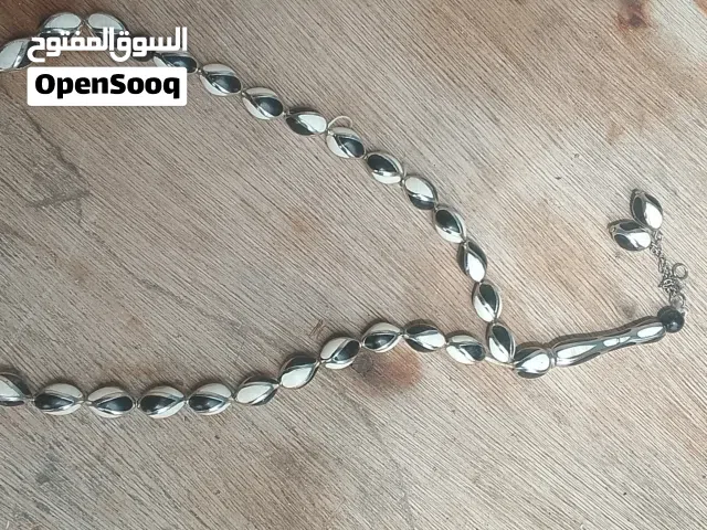 مسبحة يسر الاصليه للبيع منقوشه بالفضه