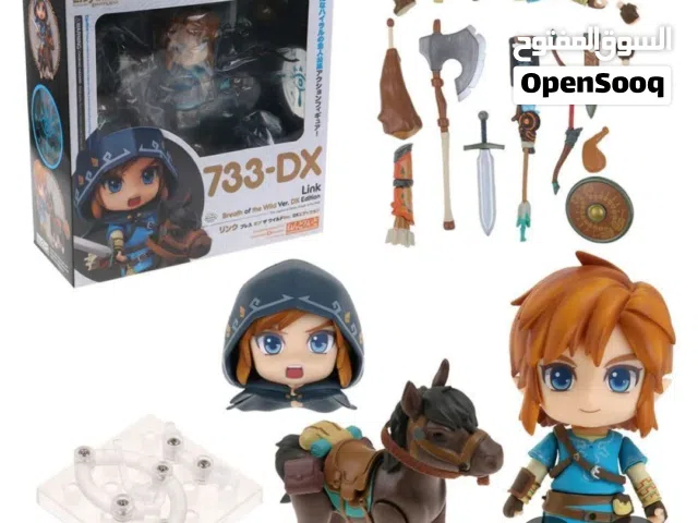 مجسم Nendoroid رقم 733-DX اصلي نسخة يابانية من  The Legend of Zelda Breath of the Wild  جديدة