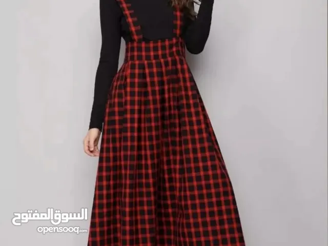 Plaid Suspender Dress