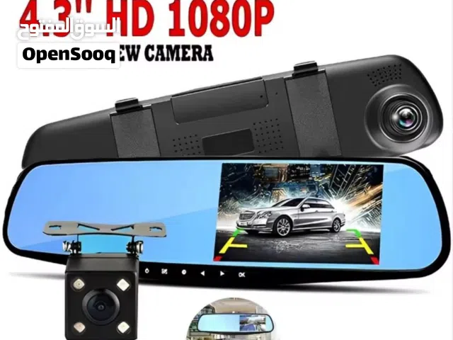 مرآة السيارة الذكية Vehicle Blackbox DVR - كاميرا مزدوجة وشاشة 4.5 بوصة