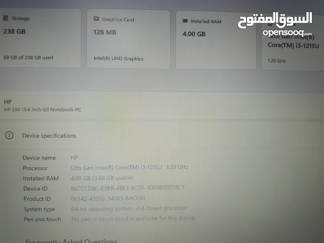 Windows HP for sale in Zarqa