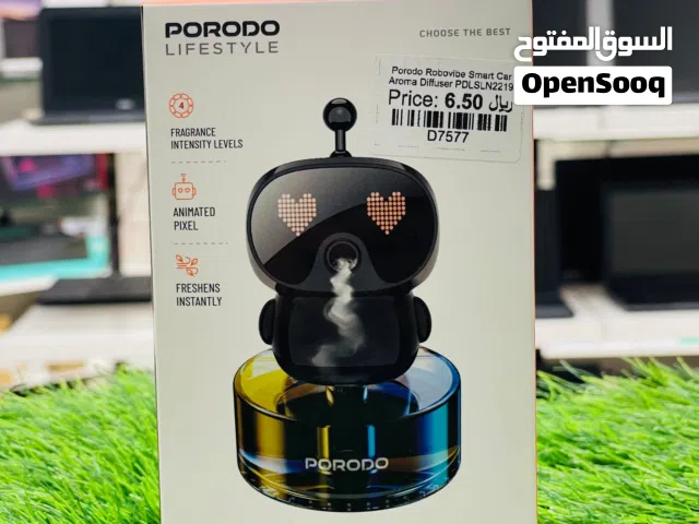 Porodo Lifestyle Robovibe Smart Car Aroma Diffuser - Black