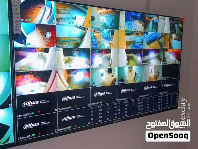 فني تركيب وبرمجه وصيانه كاميرات المراقبه واجهزه الانذار والحريق والصوتياات وشاشات العرض