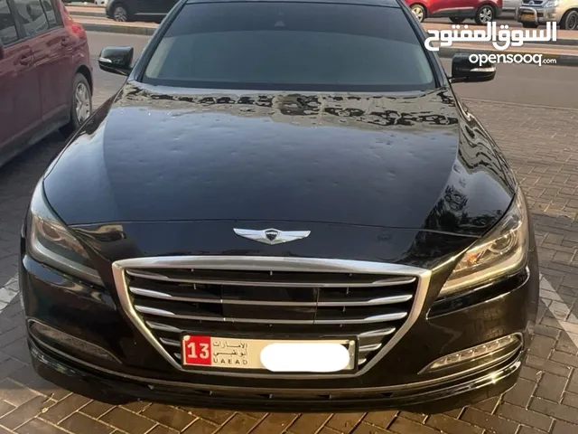 جينيسيس 2017 لون اسود g80 سيارة بقمة النضافة محتاجه فقط للصبغ بسبب ضربات البرد السياره مسرفيه ومفحوص