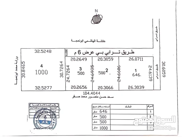 Residential Land for Sale in Tripoli Other