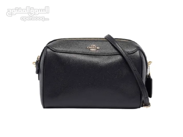 Original Coach black leather Bennett cross body