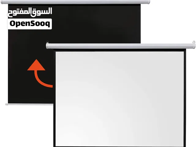 شاشة عرض كهربائية مع ريموت كنترول قياس 100 انش (200*150سم) ماركة دينون نخب اول وبأفضل الاسعار