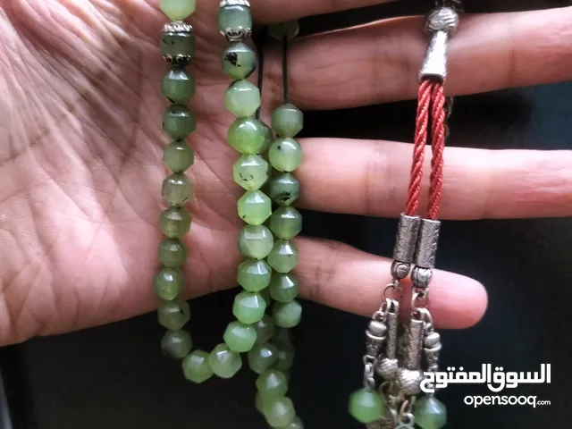 السلام عليكم سبحة زمرد شوائبي قديم كصة سداسي الحبات 66حبة شي روعة