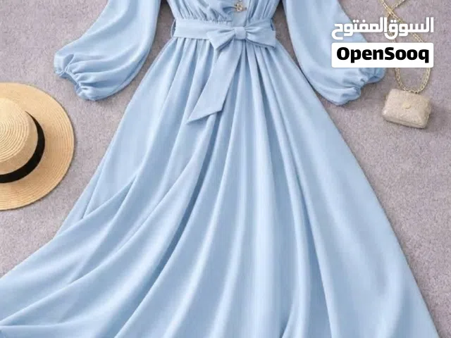 فستان ستاتي نار خامه باربي  وزن 50 لل 80