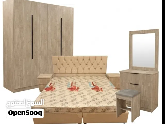 طقم غرفة نوم جديد بتصميم عصري – جميع المقاسات متوفرة