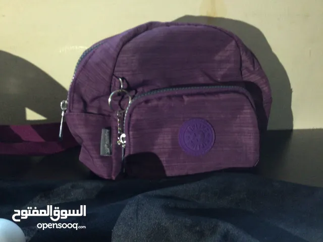 Kipling-Style Shoulder Bag –purple :