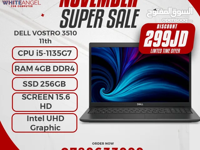 الاوفر وسنبقى لابتوب DELL I5 12TH جديد بـ 299 دينار فقط