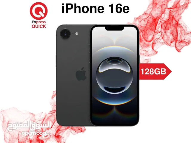 IPHONE 16e ( 128GB ) NEW /// ايفون 16اي ذاكره 128 جيجا الجديد كليا