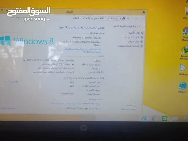 لابتوب hpمستعمل شبه جديد