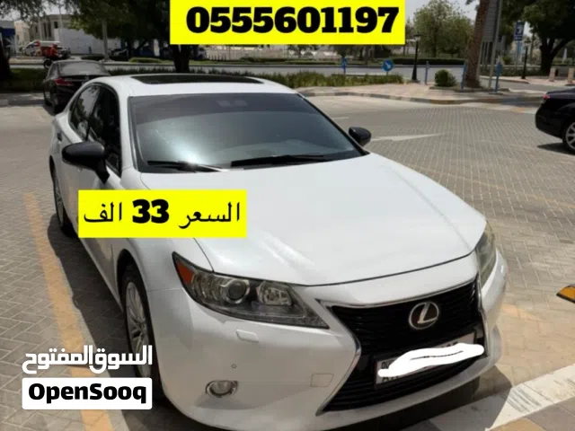 للبيع لكزس 350 خليجي ابيضّ موديل 2015