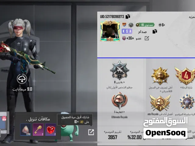 Pubg Accounts and Characters for Sale in Sana'a