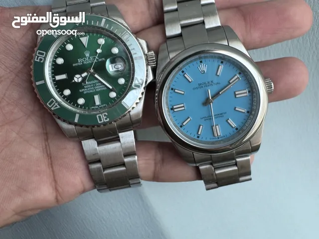 Hulk Submariner Green Rolex and Blue Rolex