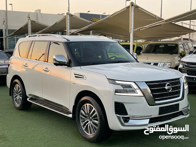 Nissan Patrol Platinum Gcc LE V8 Model 2021 نيسان باترول بلاتينيوم 8 سلندر خليجي موديل 2021