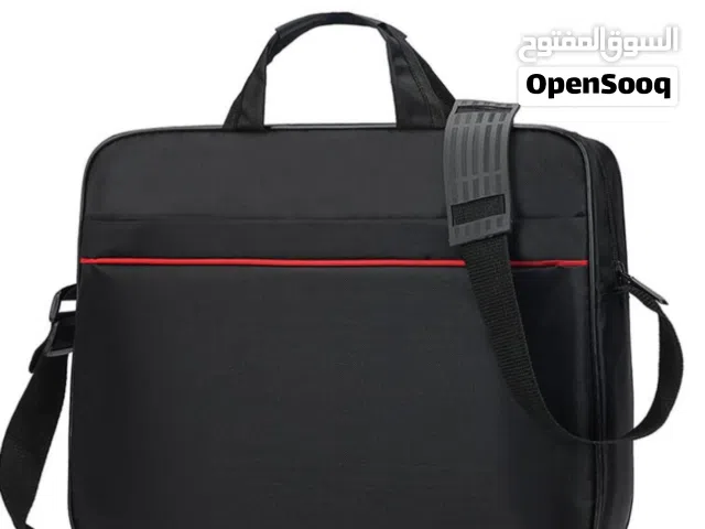 شنطة لابتوب لون اسود حجم 15.6 - 15.6 RED LINE BLACK LAPTOP BAG