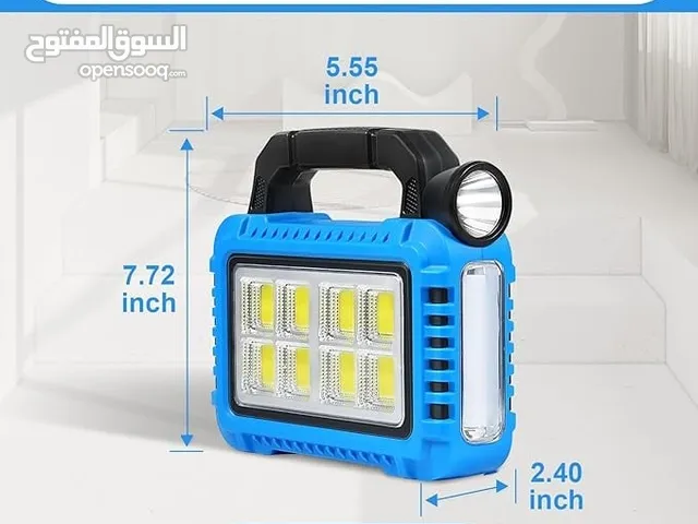 مصباح الرحلات والتخيم على الطاقة الشمسية 4 في 1