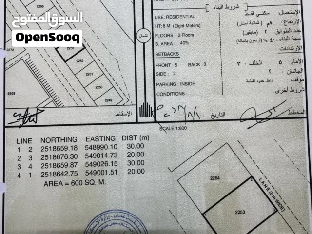 ارض سكنيه ف المعتمر
