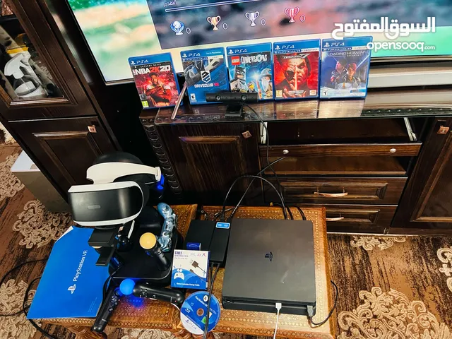 Playstation 4 Slim + VR بلاستيشن 4 سلم