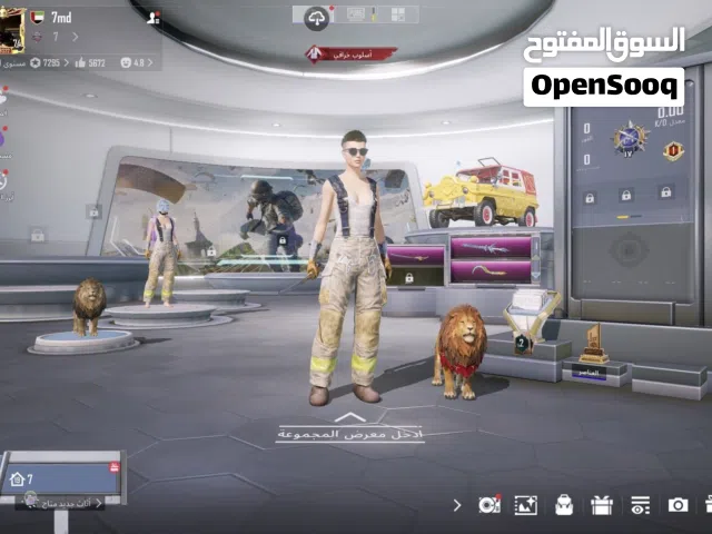 حساب ببجي للبيع