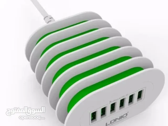 شاحن LDNIO المكتبي 7A ذو 6 منافذ USB سريع