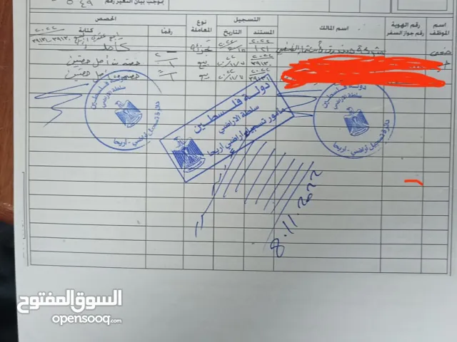 قطعة أرض طابو