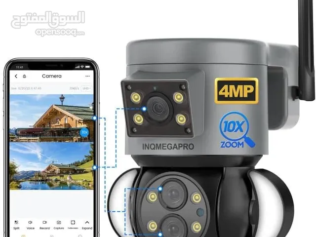 كاميرا مراقبة خارجية عن طريق الجوال 360 درج  Inqmegapro 4MP Security Camera Outdoor 10X Optical Zoom