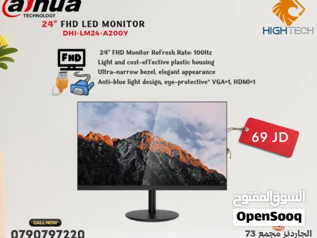 Dahua DHI-LM24-A200Y 23.6" FHD LED MONITOR-شاشة دهوا للكمبيوتر Monitor