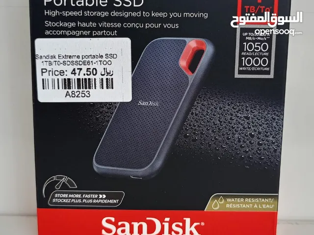 Sandisk Extreme Portable SSD 1TB External (Brand New)