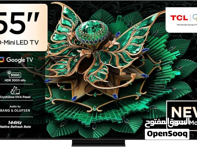 TCL 55" Android Smart QD-Mini LED TV - 4K, 55C805