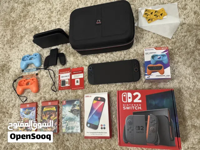 Nintendo Switch 2  طقم كامل جاهز مع ألعاب وإكسسوارات وضمان ضروري تقرأ الوصف