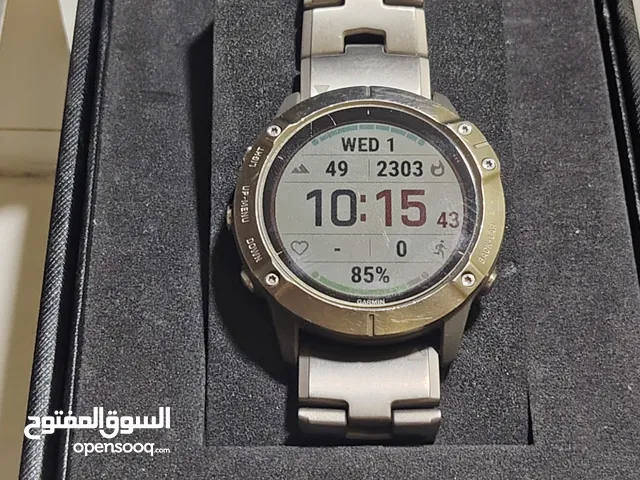 - Garmin Fenix 6X Pro 51mm Solar - Garmin Titanium Band - USB Charging Cable - Original box