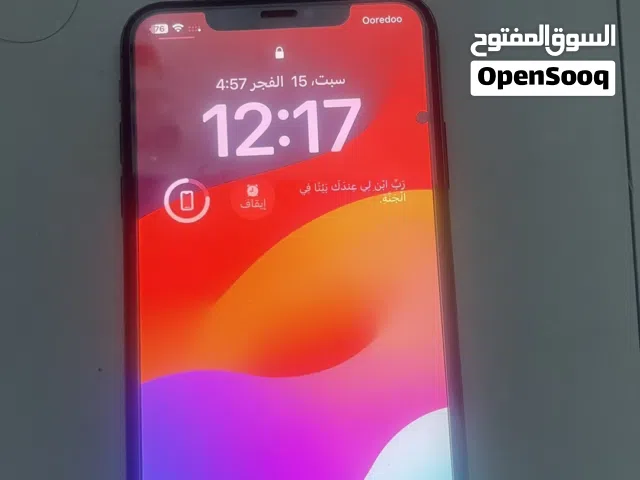 تبادل او بيع ايفون max ex مستعمل  مساحه 256