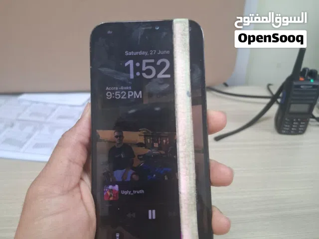 iPhone 12 Pro Max 256 gig with line in screen and back crack