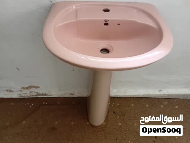مغسله عامود لون وردي للبيع
