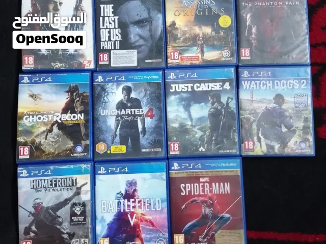 اقراص PS4 مستعمل نظيف