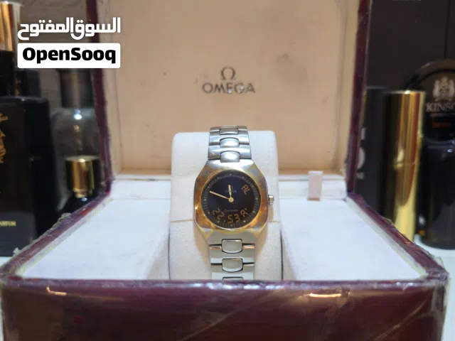 اوميغا سيماستر طلاء ذهب + ذهب موديل قديم بنظافة تامه