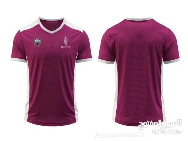 تفصيل اطقم ملابس رياضيه حسب الطلب متاح جميع الألوان والتصاميم خلي فريقك انيق مع اجود الاقمشه والراحه