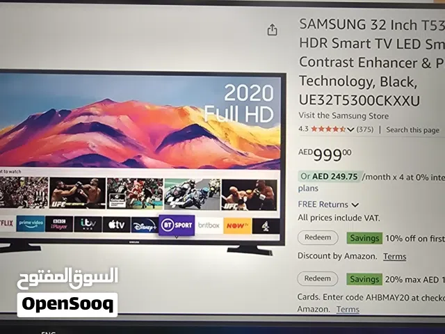 سامسونغ 32 إنش Smart TV – جديد غير مستعمل بالكرتونة